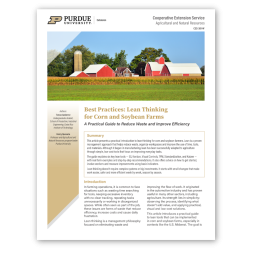 cover image of Best Practices: Lean Thinking for Corn and Soybean Farms