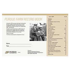 Indiana Farm Record Book