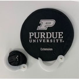 Purdue Extension Round Foldable Fan