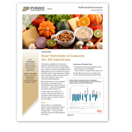 Four Nutrients of Concern for All Americans