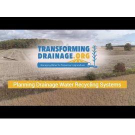 Planning Drainage Water Recycling Systems