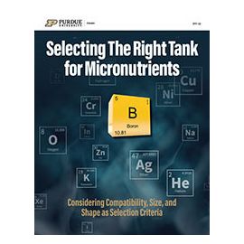 Selecting the Right Tank for Micro-Nutrients