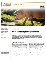 Physiology of Heat Stress fact sheet
