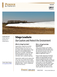 Silage Leachate: Use Caution and Protect the Environment