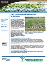 Soybean Production Systems: Plant Populations and Seedling Rates for Soybeans