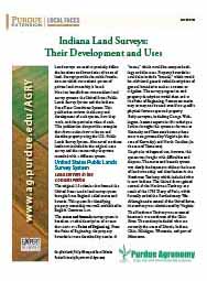 Indiana Land Surveys: Their Development and Uses
