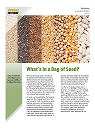 What's in a Bag of Seed?