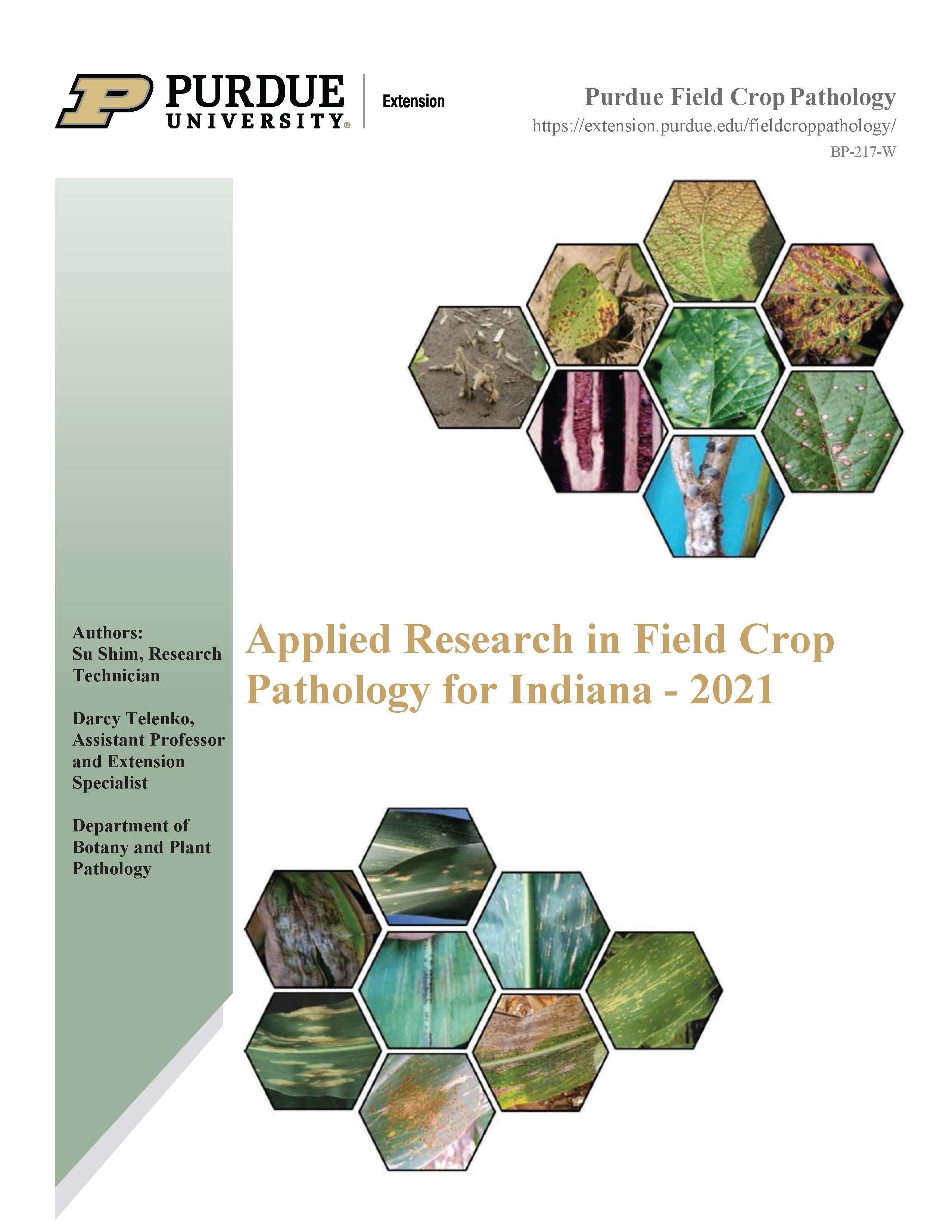 Applied Research in Field Crop Pathology for Indiana - 2021