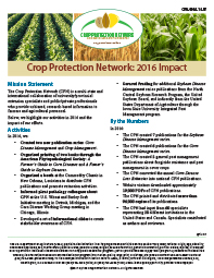 Crop Protection Network: 2016 Impact