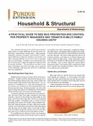 A Practical Guide to Bed Bug Prevention and Control For Property Managers and Tenants in Multi-Family Housing Units