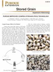 Stored Grain: Purdue Improved Cowpea Storage (PICS) Technology