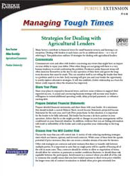 Strategies for Dealing with Agricultural Lenders