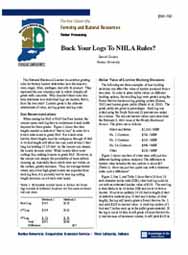 Buck Your Logs to NHLA Rules?
