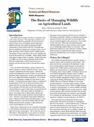 The Basics of Managing Wildlife on Agricultural Lands