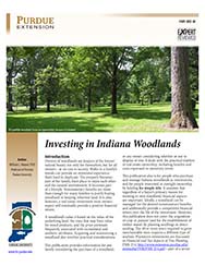 Investing in Indiana Woodlands