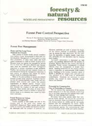 Forest Pest Control Perspective