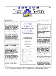 Food Safety Hazards in Foodservice and Food Retail Establishments