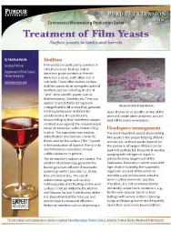 Commercial Winemaking Production Series: Treatment of Film Yeasts