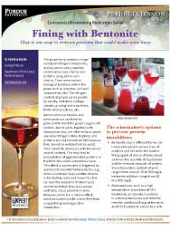 Commercial Winemaking Production Series: Fining with Bentonite