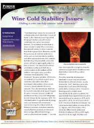 Commercial Winemaking Production Series: Wine Cold Stability Issues