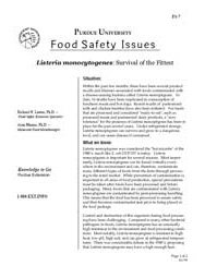 Listeria Monocytogenes: Survival of the Fittest
