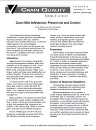 Grain Mite Infestation: Prevention and Control