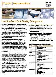 Keeping Food Safe During Emergencies