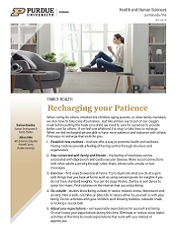 Recharging your Patience