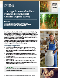 The Organic State of Indiana: Findings From the 2016 Certified Organic Survey