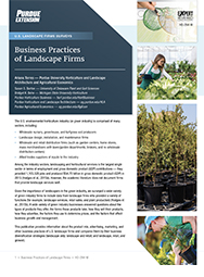 U.S. Landscape Firms Surveys: Business Practices of Landscape Firms