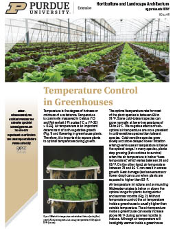 Temperature Control in Greenhouses