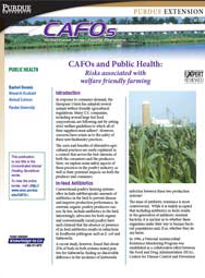 CAFOs and Public Health: Risks Associated with Welfare Friendly Farming
