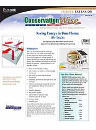 Saving Energy in Your Home: Air Leaks