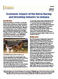 Economic Impact of the Horse Racing and Breeding Industry to Indiana