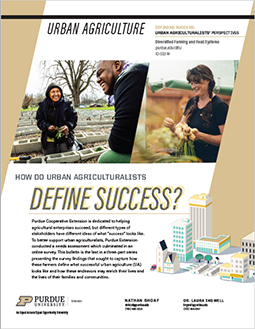 Defining Success: Urban Agriculturalists' Perspectives
