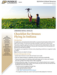 Unmanned Aerial Vehicles: Checklist for Drones Flying in Indiana