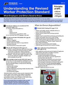 Understanding the Revised Worker Protection Standard - What Employers and Others Need to Know
