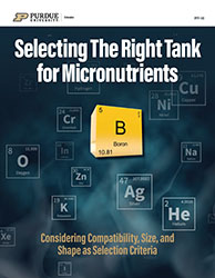 Right Tank for Micro-Nutrients