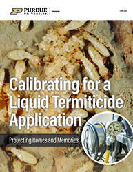 Calibrating for a Liquid Termiticide Application