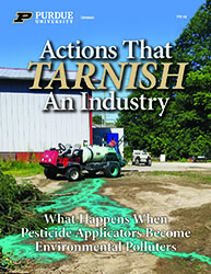 Actions That Tarnish An Industry, What Happens When Pesticide Applicators Become Environmental Polluters