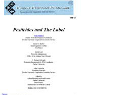 Pesticides and the Label