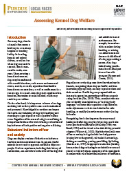 Assessing Kennel Dog Welfare