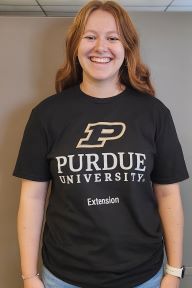 Purdue Extension T-Shirt, Size SM